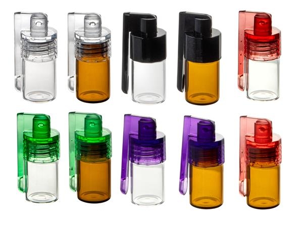 1 Pill Case/Quick Hit Transportfläschchen, Travel Size "Colours"